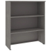 Aparador superior HAMAR pino macizo gris claro 85x35x100 cm