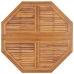 Set de comedor de jardín plegable 5 pzas madera maciza de teca