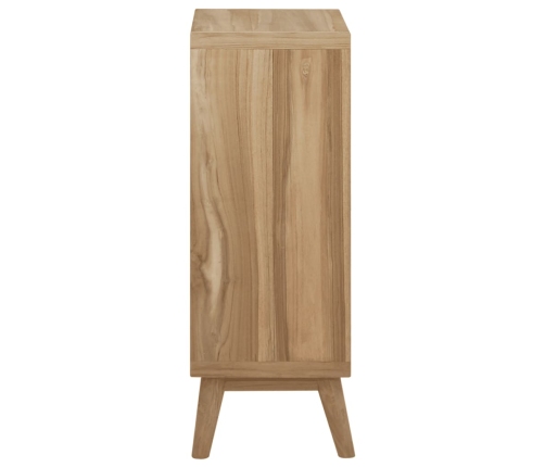 Cómoda de madera maciza de teca 56x30x80 cm