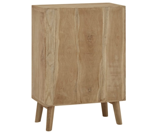 Cómoda de madera maciza de teca 56x30x80 cm