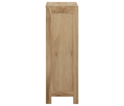 Cómoda de madera maciza de teca 55x30x90 cm