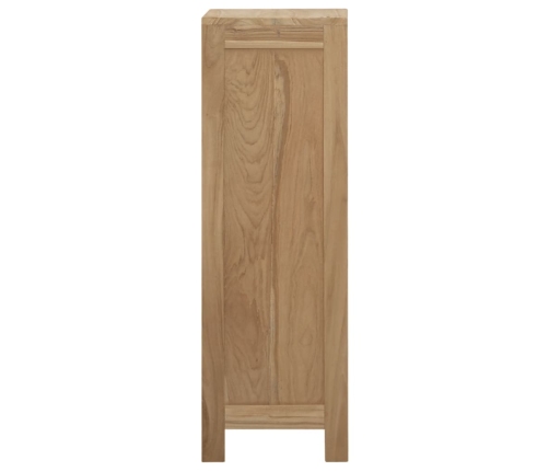 Cómoda de madera maciza de teca 30x30x90 cm