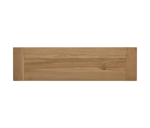 Banco de madera maciza de teca 110 cm