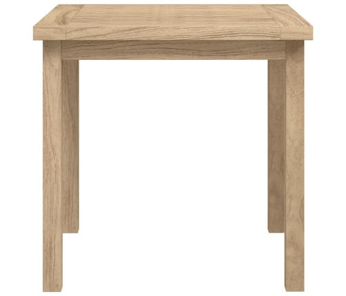 vidaXL Mesa auxiliar de madera maciza de teca 45x45x45 cm