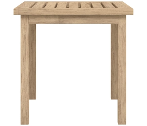 vidaXL Mesa auxiliar de madera maciza de teca 45x45x45 cm