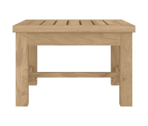 Mesa de centro madera maciza de teca 45x45x30 cm