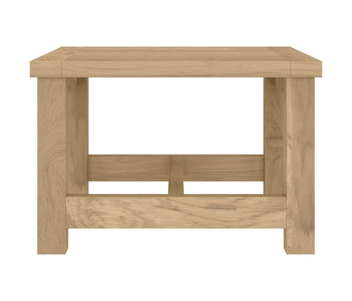 Mesa de centro madera maciza de teca 45x45x30 cm