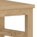 Mesa de centro madera maciza de teca 45x45x30 cm