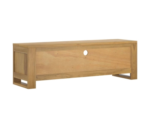 Mueble de TV madera maciza de teca 110x30x35 cm