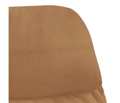Sillón de relax de piel de ante sintético gris taupé