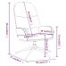 Sillón de relax de piel de ante sintético gris taupé