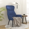 Sillón de relax de tela azul