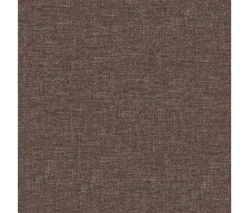 Silla mecedora de tela gris taupe