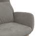 Sillón de relax de terciopelo gris claro