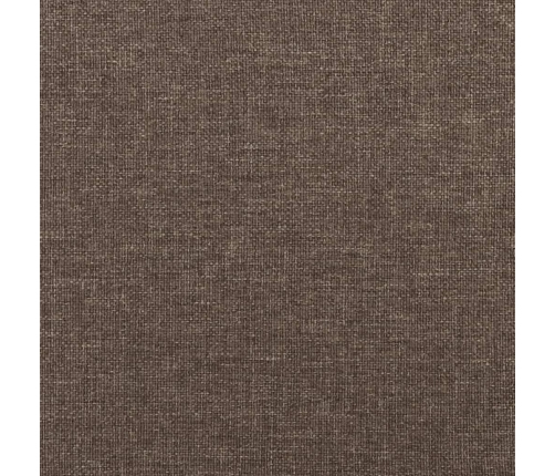 vidaXL Reposapiés de tela color gris taupe 45x29,5x35 cm