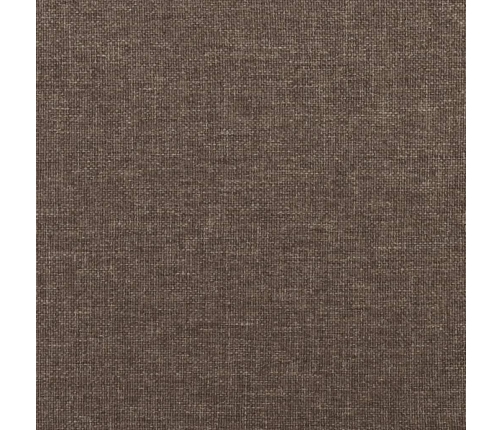 Reposapiés de tela color gris taupe 45x29,5x35 cm