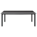 Set de comedor de jardín 9 pzas y cojines ratán sintético negro