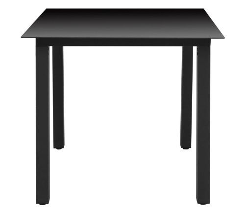 Set comedor de jardín 3 pzas con cojines ratán sintético beige