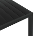 Set de comedor de jardín 7 pzas y cojines ratán sintético negro