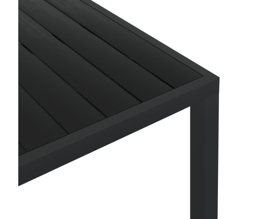 Juego muebles jardín 7 pzas con cojines ratán sintético gris