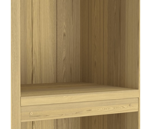 Caseta herramientas jardín 40x33x222 cm madera pino impregnada