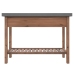 Mesa consola de madera maciza de abeto 110x35x80 cm