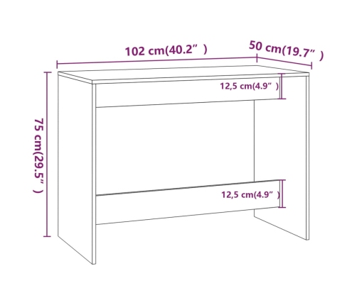 Juego de comedor 3 piezas madera contrachapada gris hormigón