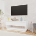 Mueble para TV madera contrachapada blanco 102x41x44 cm