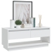 Mueble para TV madera contrachapada blanco 102x41x44 cm