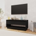 Mueble para TV madera contrachapada negro 102x41x44 cm