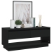 Mueble para TV madera contrachapada negro 102x41x44 cm