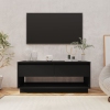 vidaXL Mueble para TV madera contrachapada negro 102x41x44 cm