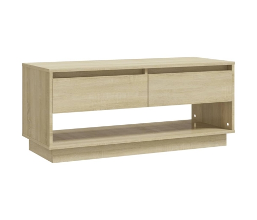 Mueble para TV madera contrachapada roble Sonoma 102x41x44 cm