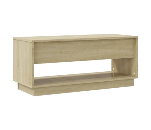 Mueble para TV madera contrachapada roble Sonoma 102x41x44 cm