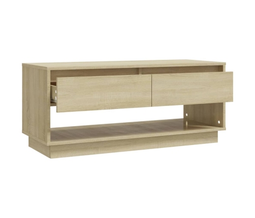 Mueble para TV madera contrachapada roble Sonoma 102x41x44 cm