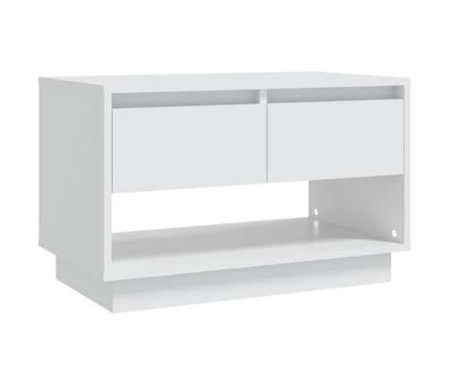 Mueble para TV madera contrachapada blanco 70x41x44 cm