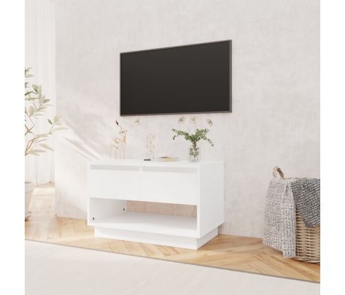 Mueble para TV madera contrachapada blanco 70x41x44 cm