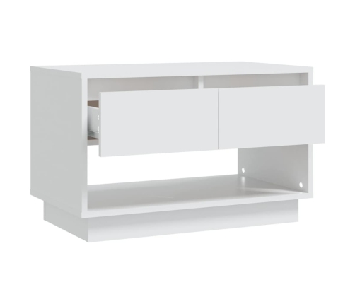 Mueble para TV madera contrachapada blanco 70x41x44 cm