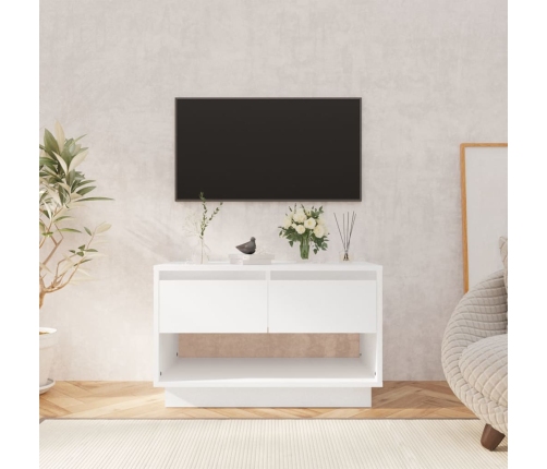 Mueble para TV madera contrachapada blanco 70x41x44 cm