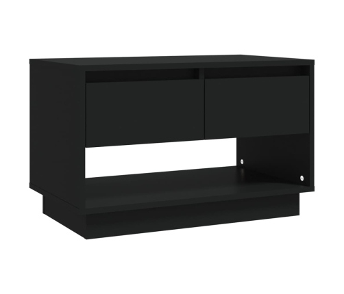 Mueble para TV madera contrachapada negro 70x41x44 cm