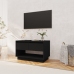 Mueble para TV madera contrachapada negro 70x41x44 cm