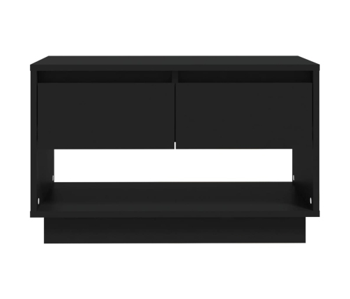 Mueble para TV madera contrachapada negro 70x41x44 cm