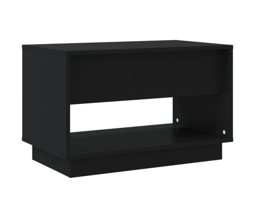 Mueble para TV madera contrachapada negro 70x41x44 cm