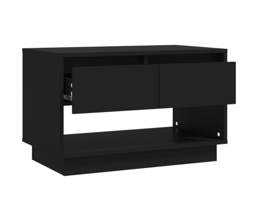 Mueble para TV madera contrachapada negro 70x41x44 cm