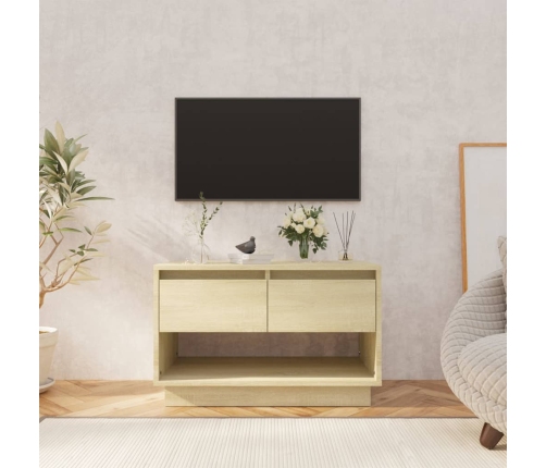 Mueble para TV madera contrachapada roble Sonoma 70x41x44 cm