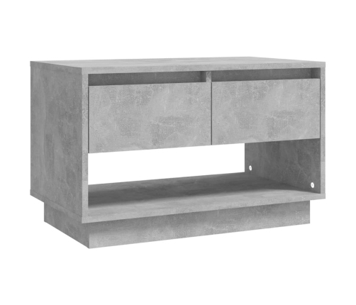 Mueble para TV madera contrachapada gris hormigón 70x41x44 cm