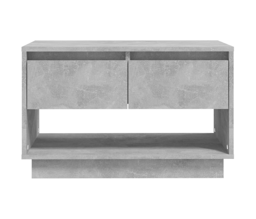 Mueble para TV madera contrachapada gris hormigón 70x41x44 cm