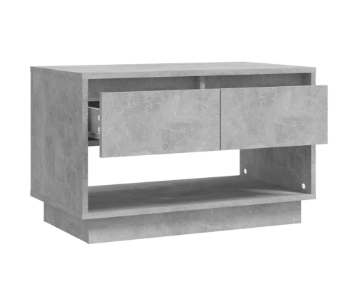 Mueble para TV madera contrachapada gris hormigón 70x41x44 cm