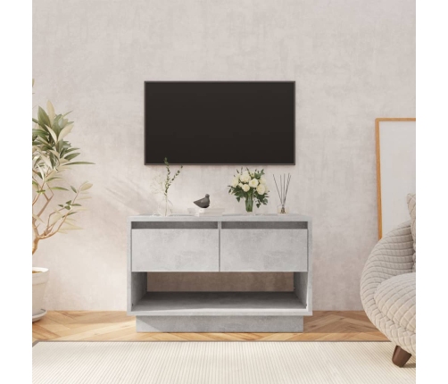 Mueble para TV madera contrachapada gris hormigón 70x41x44 cm