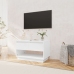 Mueble para TV madera contrachapada blanco brillo 70x41x44 cm